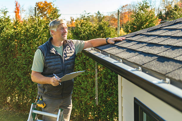 Professional Roofing technician working in Bath, NH